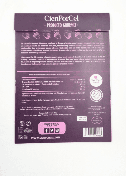 Jamón de Porco Celta – Cortado a Mano