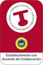 Sello IGP Ternera Gallega establecimiento autorizado punto de venta