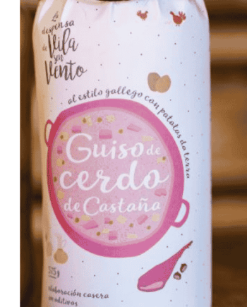 Guiso de cerdo gallego alimentado con castañas y patatas 575 g